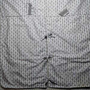 Carter's Infant Car Seat Cover | Gray White Geometric | Soft Plush